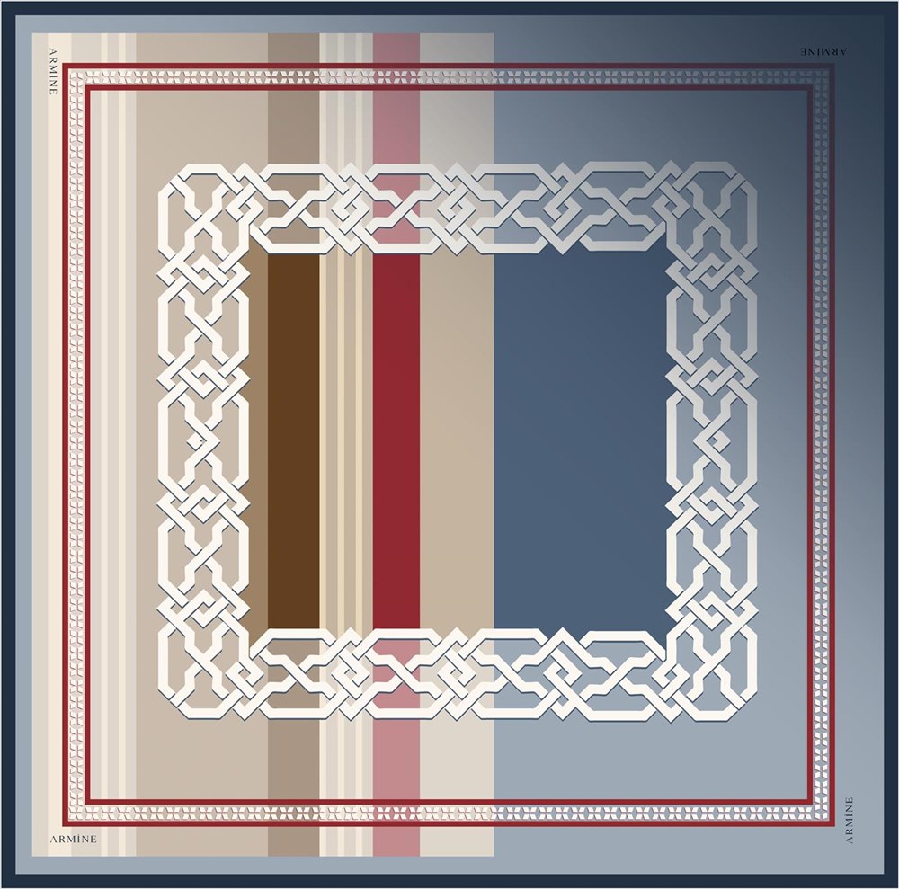 Armine İpek Eşarp 2020 İlkbahar-Yaz - 8334D 81 - Sura