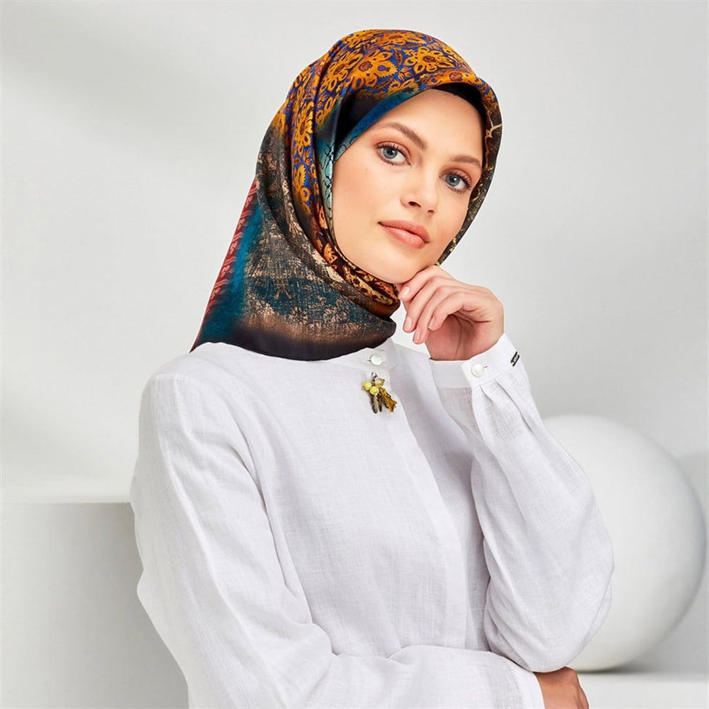 Armine Silk Scarf 2020 Spring-Summer - 8305D 35 - Twill