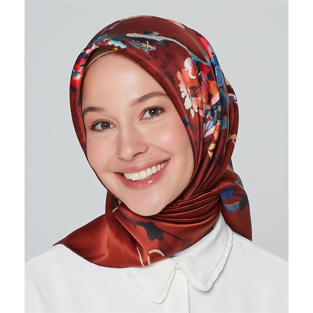 Armine Silk Scarf 2020 Spring-Summer - 8321D 01 - Satin