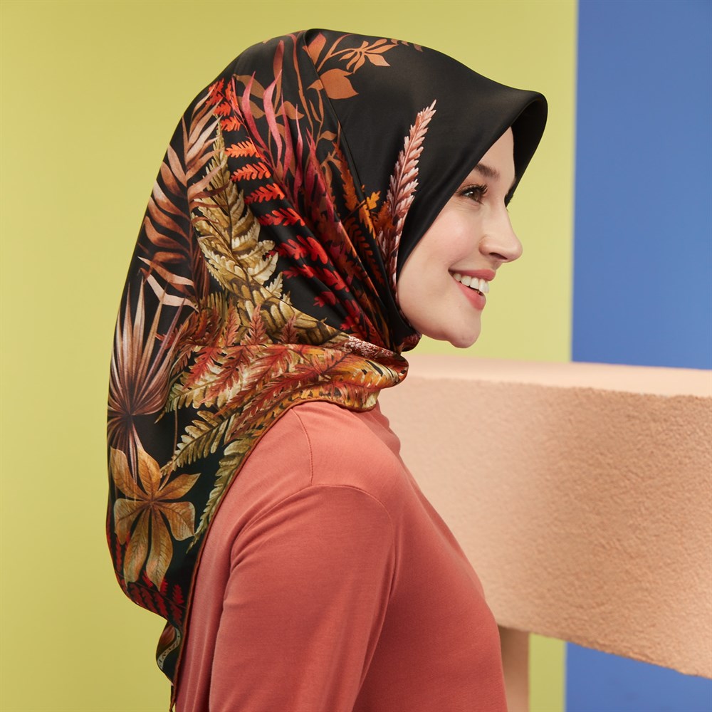 Armine İpek Eşarp 2021 İlkbahar-Yaz - 8536D 09 - Tivil