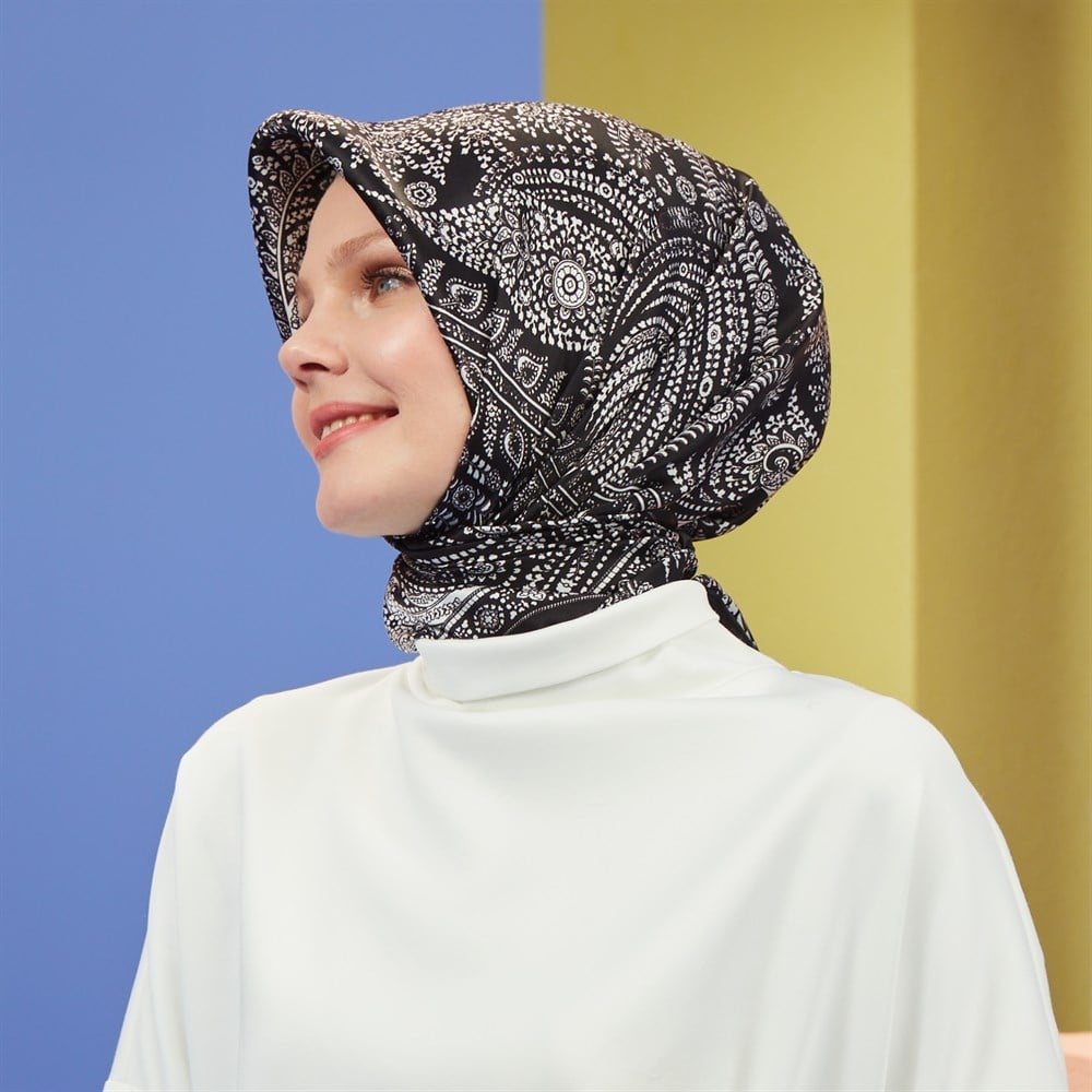 Armine İpek Eşarp 2021 İlkbahar-Yaz - 8562D 09 - Tivil
