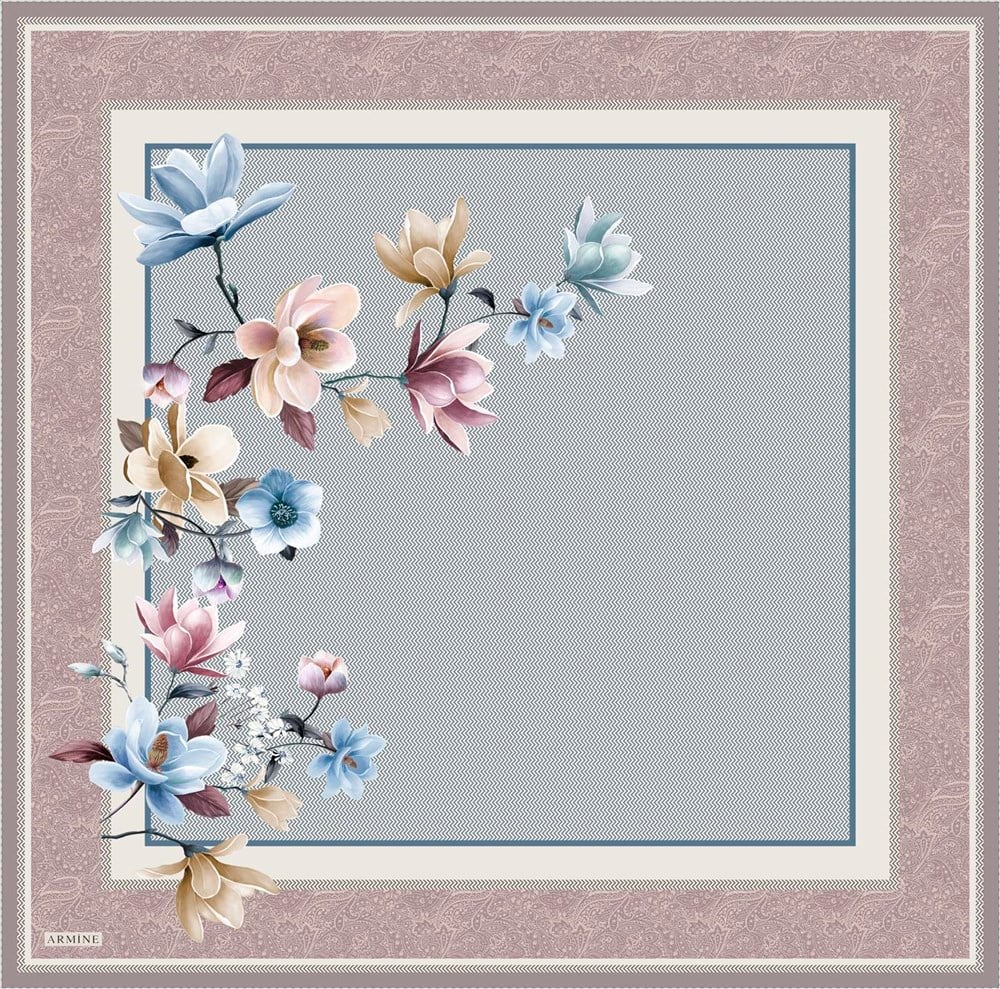 Armine İpek Eşarp 2021 İlkbahar-Yaz - 8532D 82 - Sura