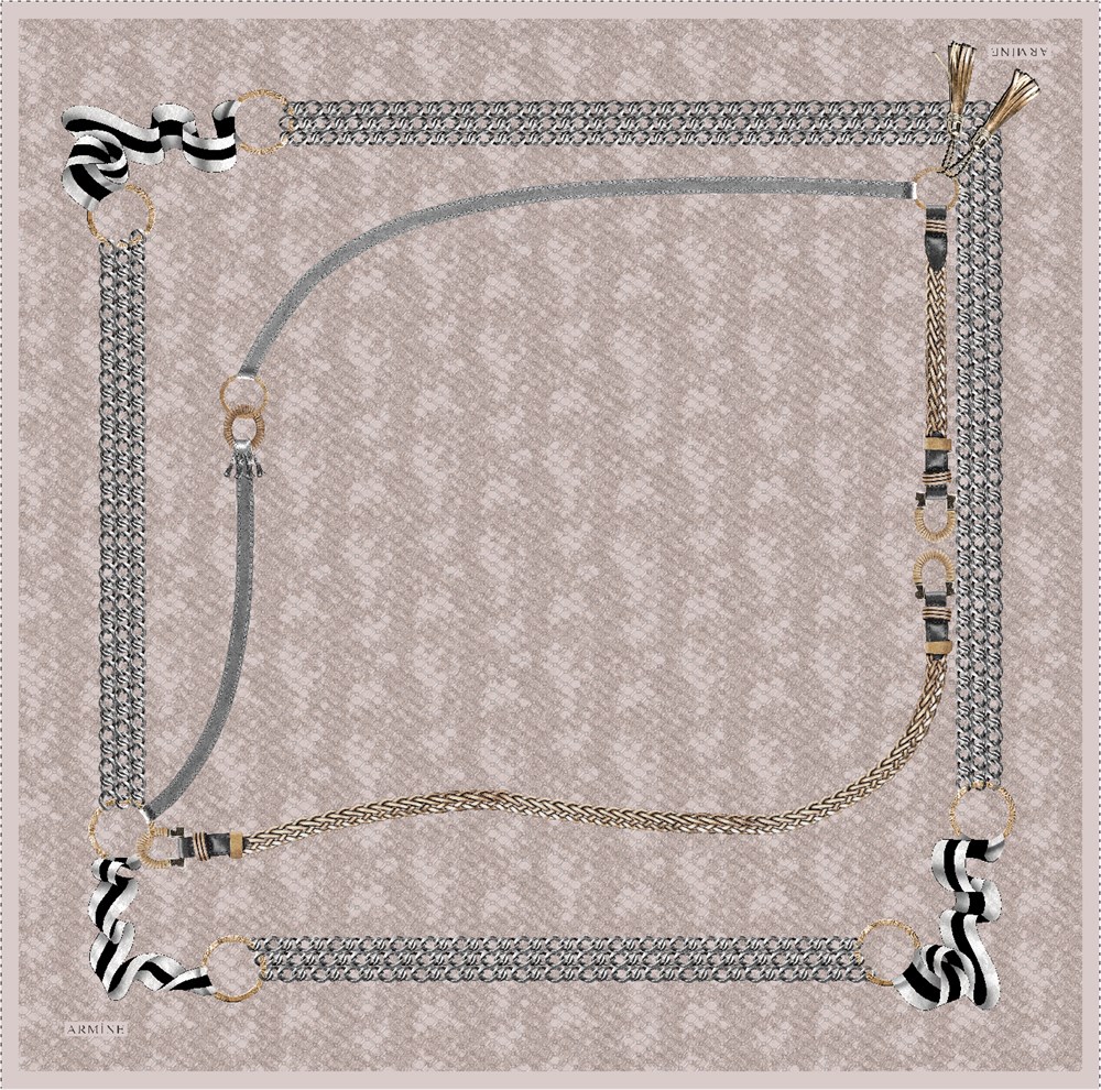 Armine İpek Eşarp 2021 İlkbahar-Yaz - 8513D 82 - Tivil