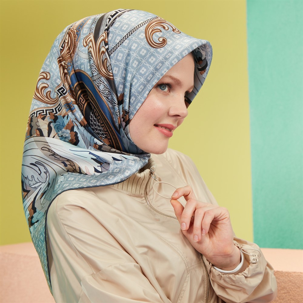 Armine İpek Eşarp 2021 İlkbahar-Yaz - 8518D 81 - Tivil