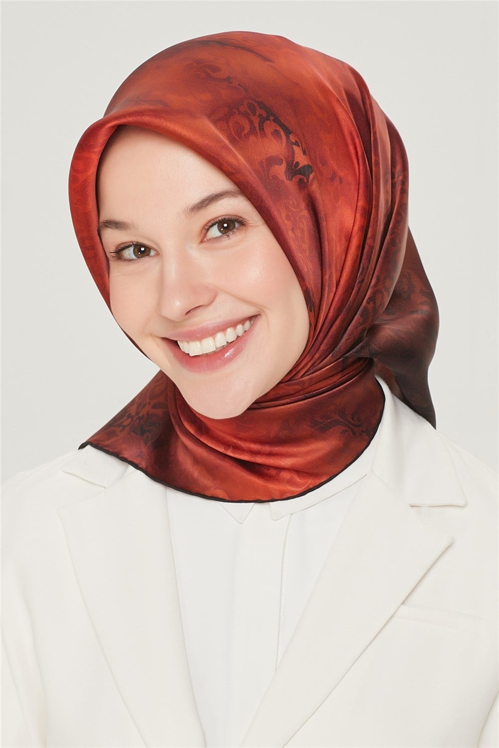 Armine İpek Eşarp 2021 İlkbahar-Yaz - 8554D 80 - Tivil