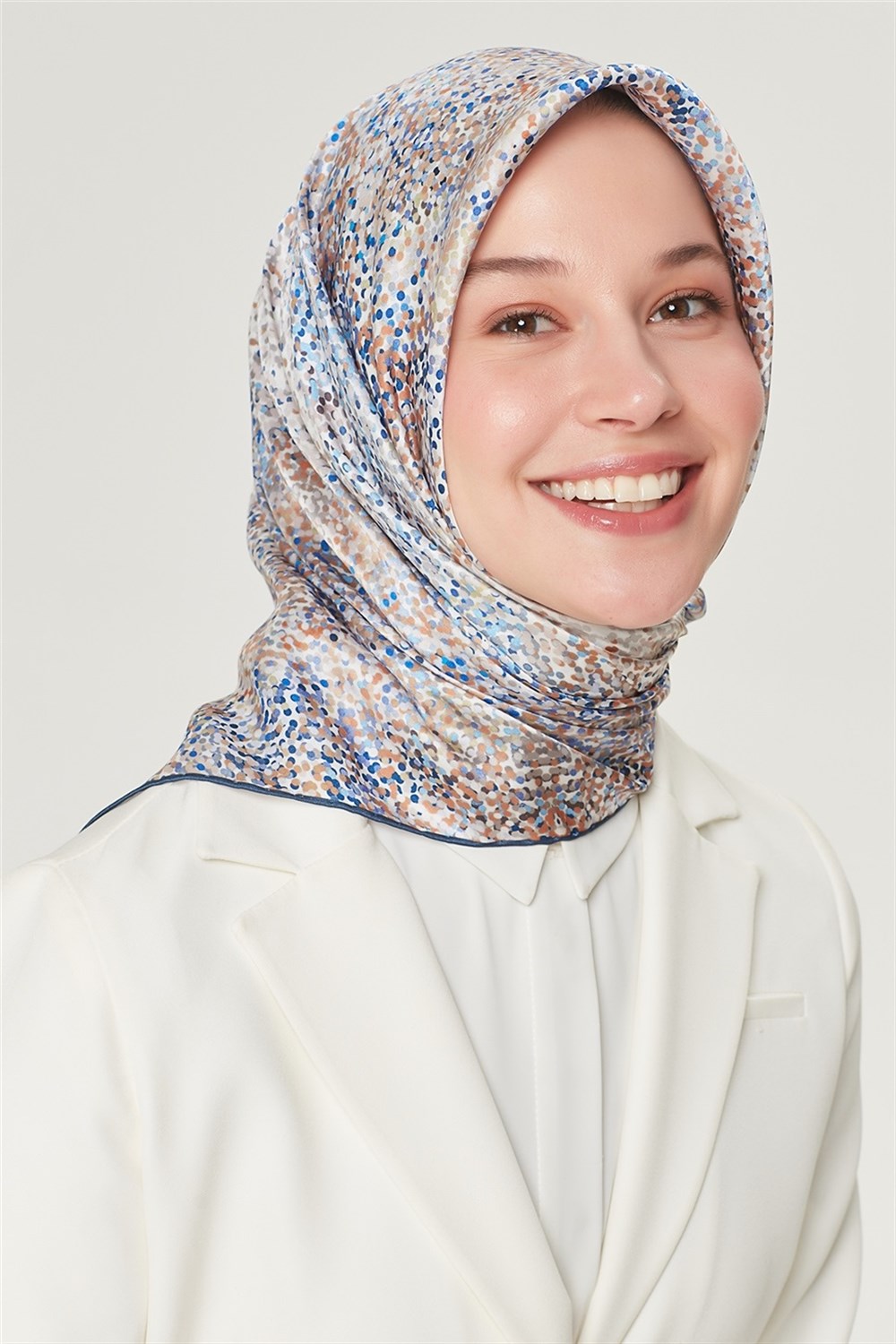 Armine İpek Eşarp 2021 İlkbahar-Yaz - 8525D 82 - Tivil