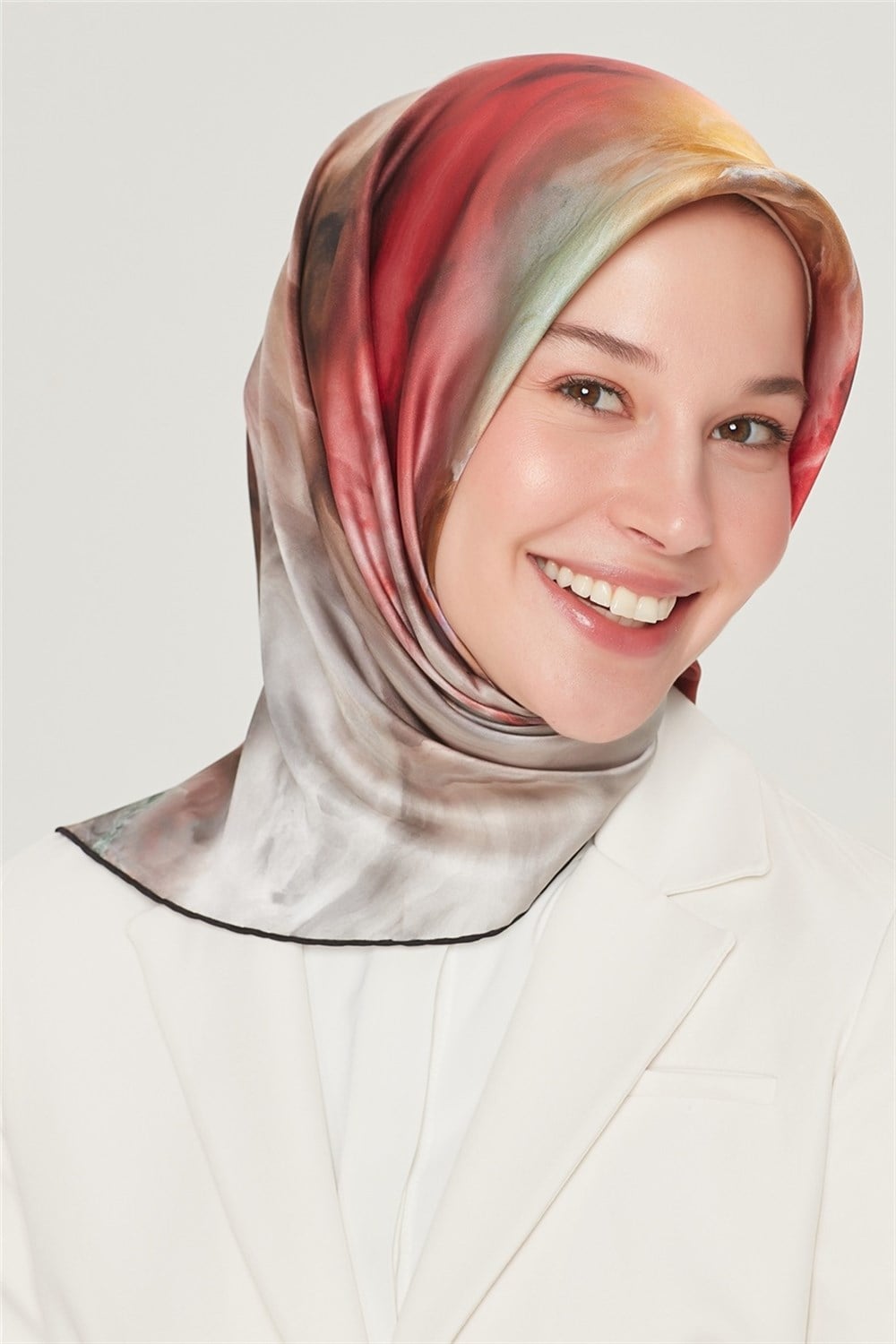 Armine İpek Eşarp 2021 İlkbahar-Yaz - 8505D 39 - Tivil