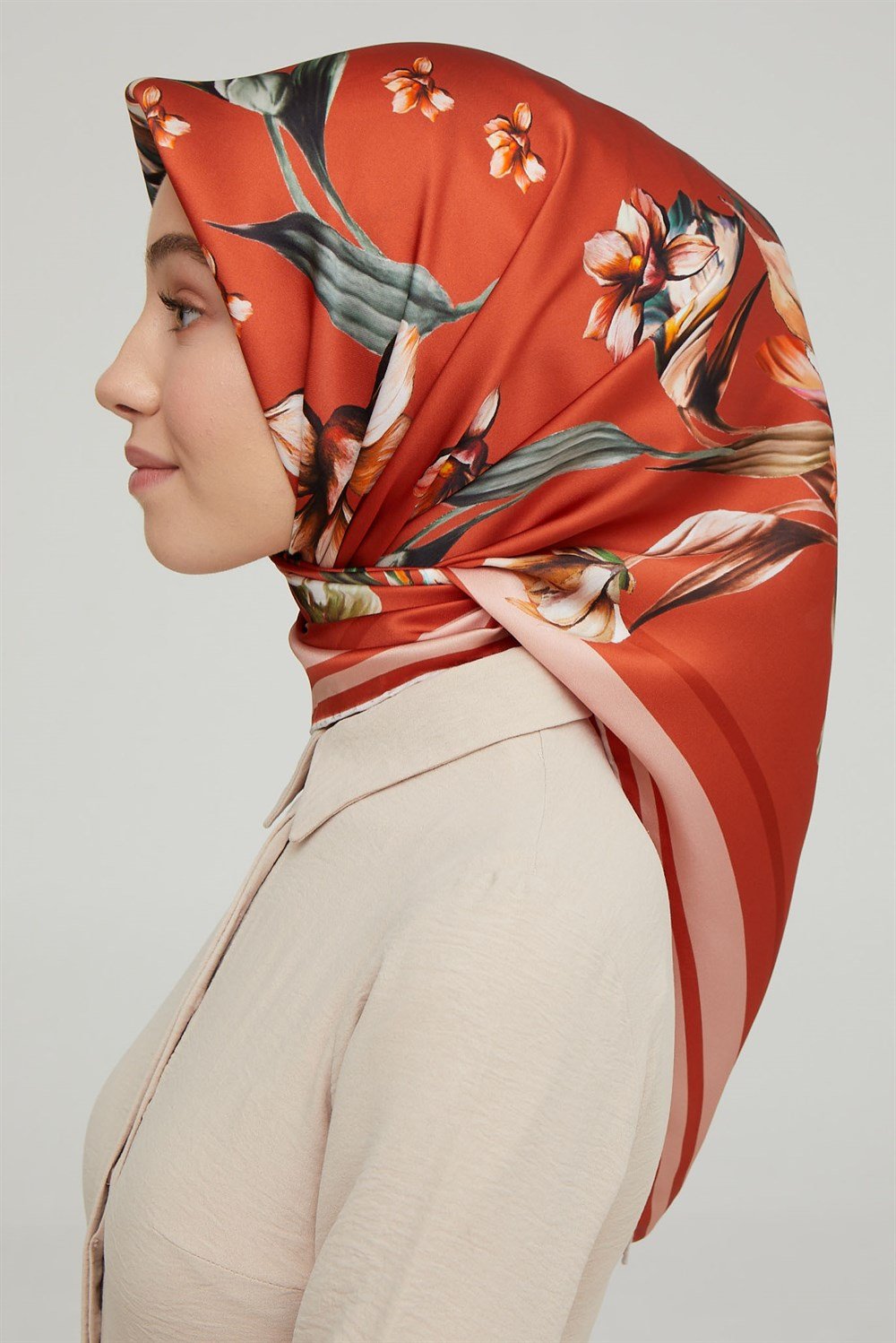 Armine İpek Eşarp 2021/2022 Sonbahar Kış - 8662D-07 - Sura