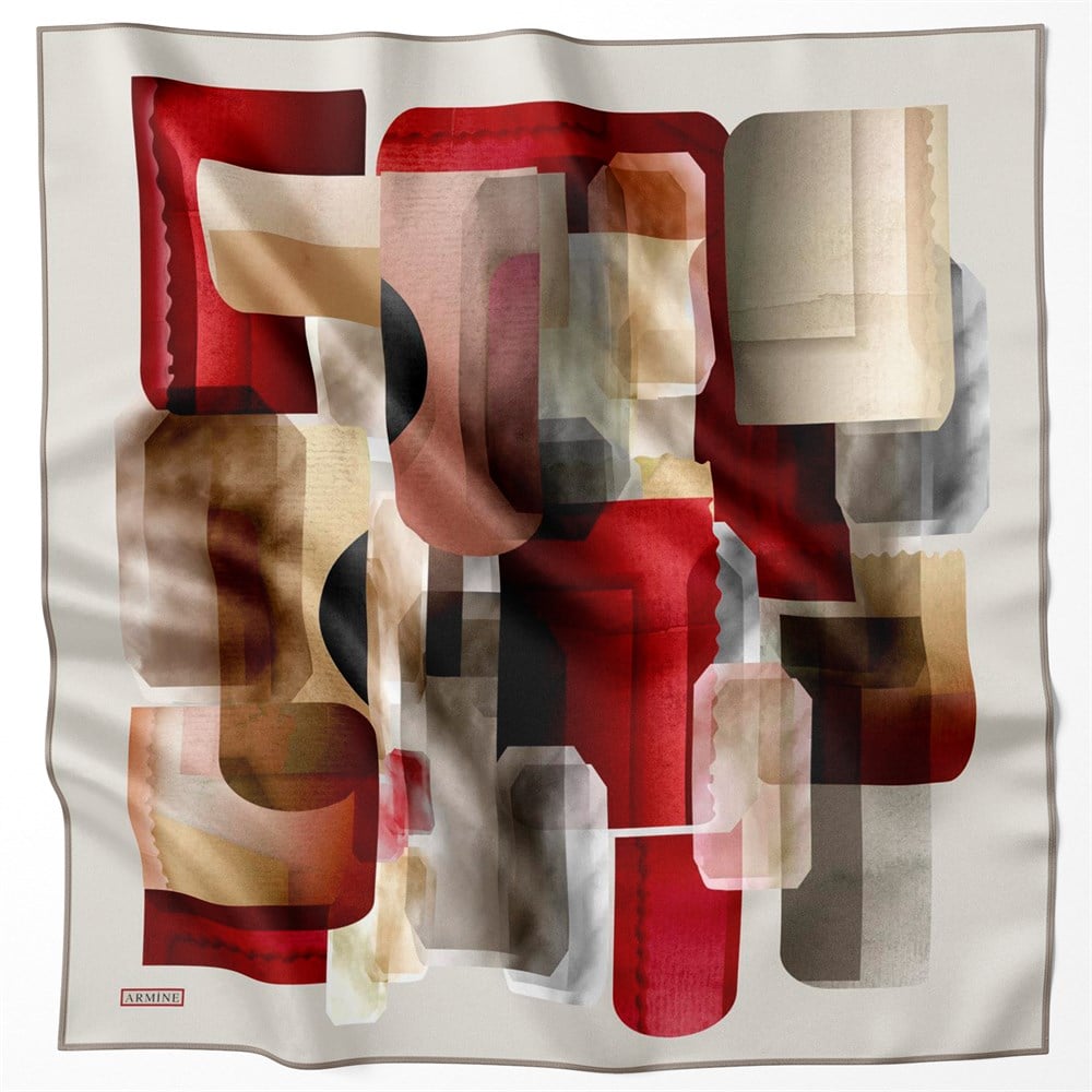 Armine Silk Scarf 2021/2022 Fall-Winter - 8628D-02 - Twill