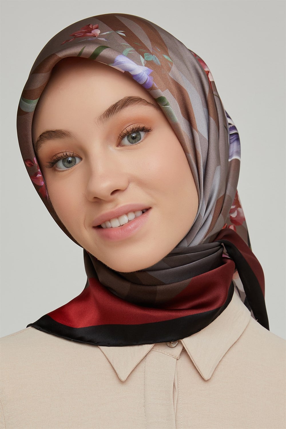 Armine İpek Eşarp 2021/2022 Sonbahar Kış - 8666D-35 - Sura