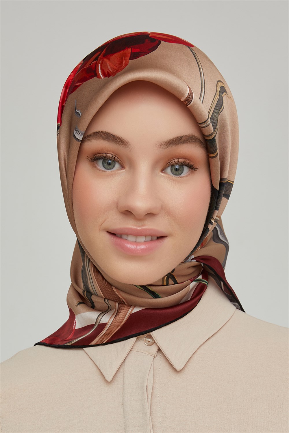 Armine İpek Eşarp 2021/2022 Sonbahar Kış - 8665D-35 - Sura