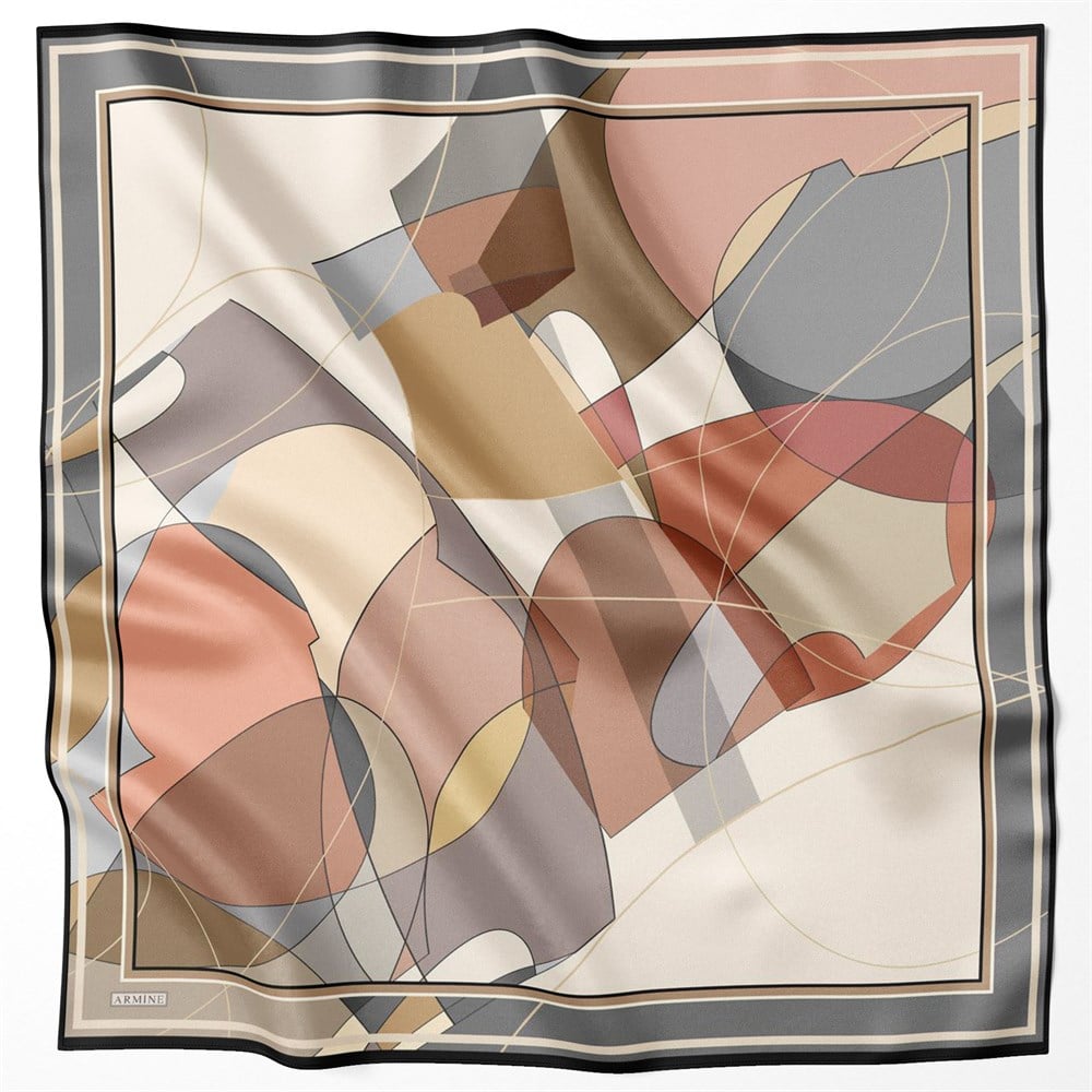 Armine Silk Scarf 2022 Spring-Summer - 8708D-40 - Satin