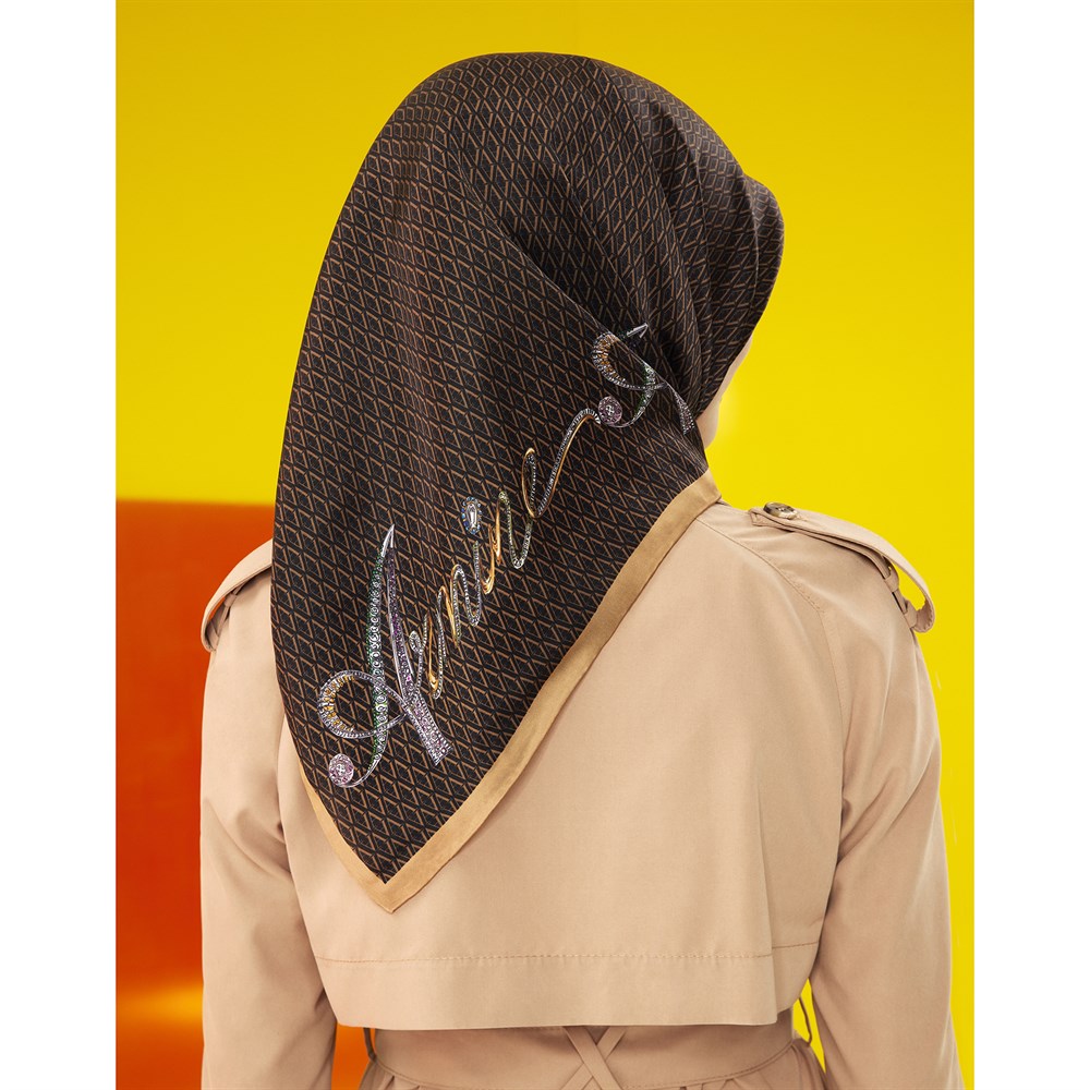 Armine İpek Eşarp 2022 İlkbahar-Yaz - 8768D-06 - Tivil