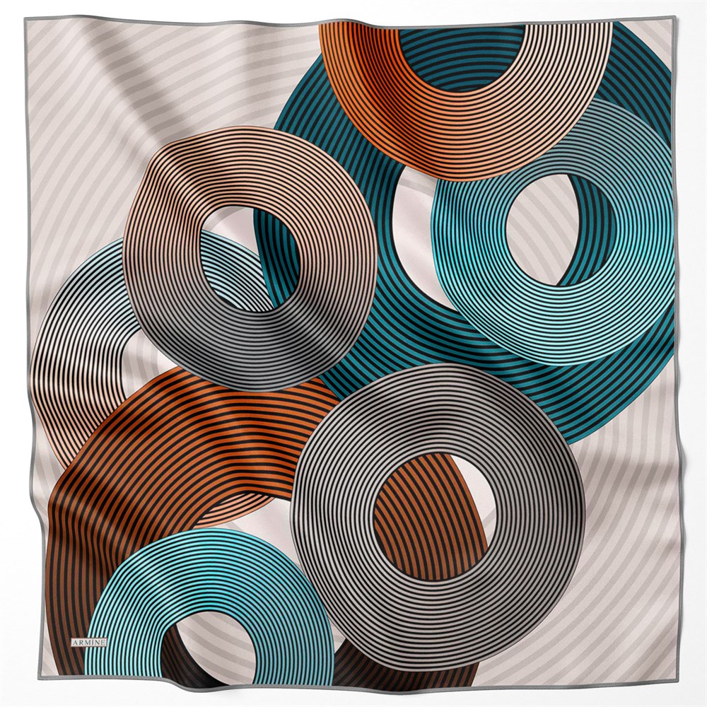 Armine Silk Scarf 2022 Spring-Summer - 8729D-03 - Satin