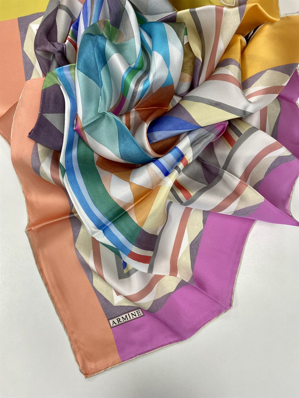 Armine Silk Scarf 2022 Spring-Summer - 8752D-18 - Satin
