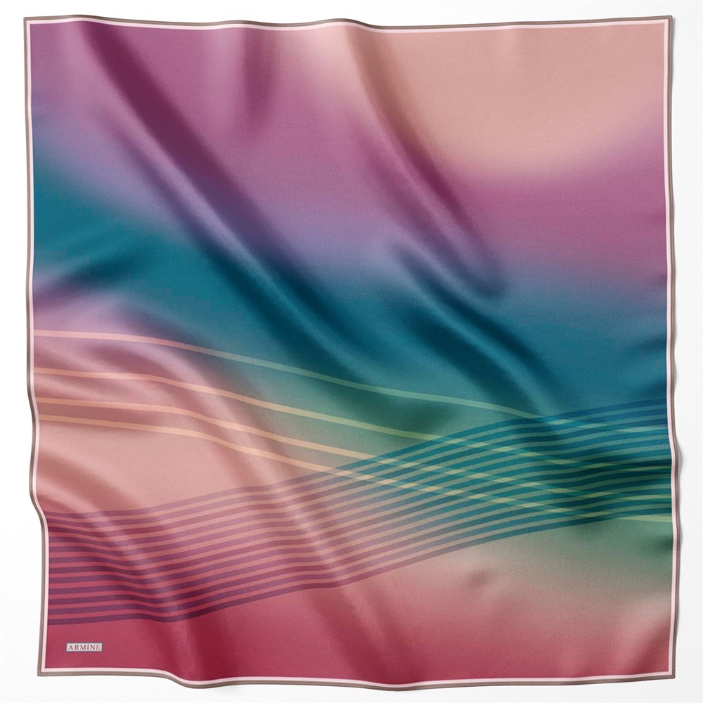 Armine Silk Scarf 2022 Spring-Summer - 8725D-08 - Satin