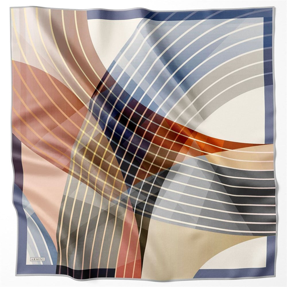 Armine Silk Scarf 2022 Spring-Summer - 8711D-35 - Twill