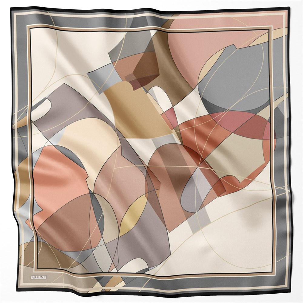 Armine Silk Scarf 2022 Spring-Summer - 8708D-40 - Twill