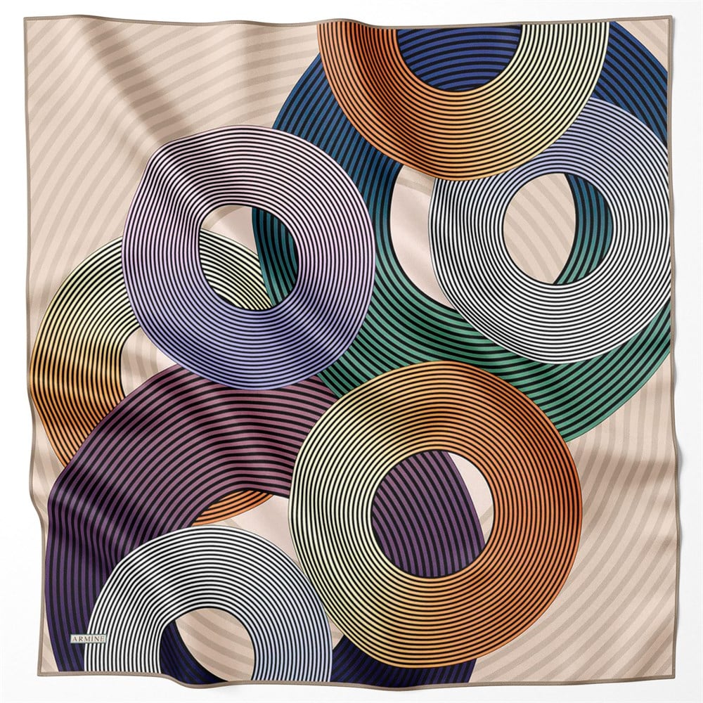 Armine Silk Scarf 2022 Spring-Summer - 8729D-04 - Twill