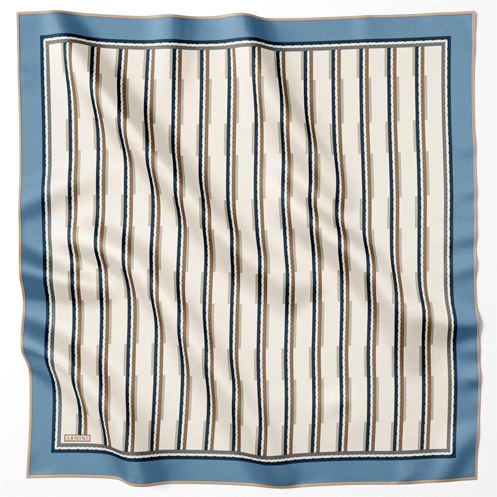 Armine Silk Scarf 2022 Spring-Summer - 8719D-02 - Twill