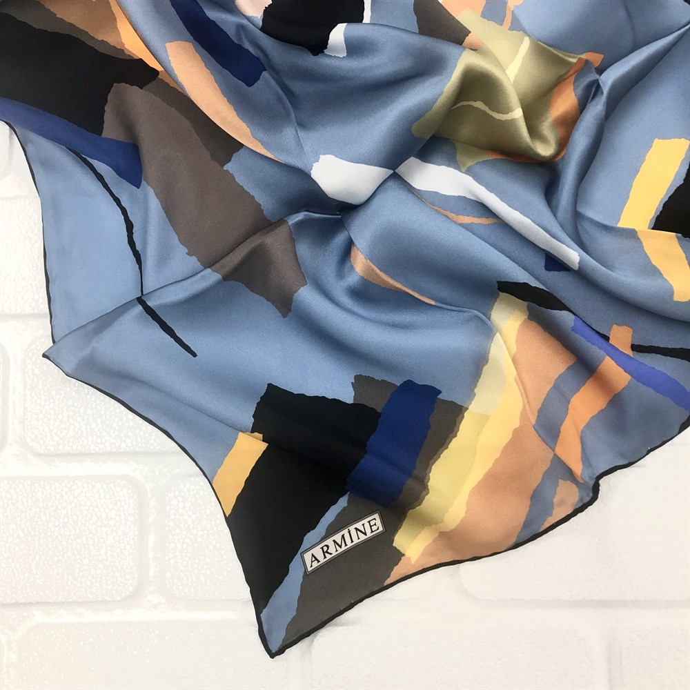 Armine Silk Scarf 2022 Spring-Summer - 8760D-51 - Twill