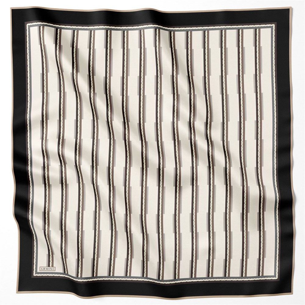Armine Silk Scarf 2022 Spring-Summer - 8719D-03 - Satin
