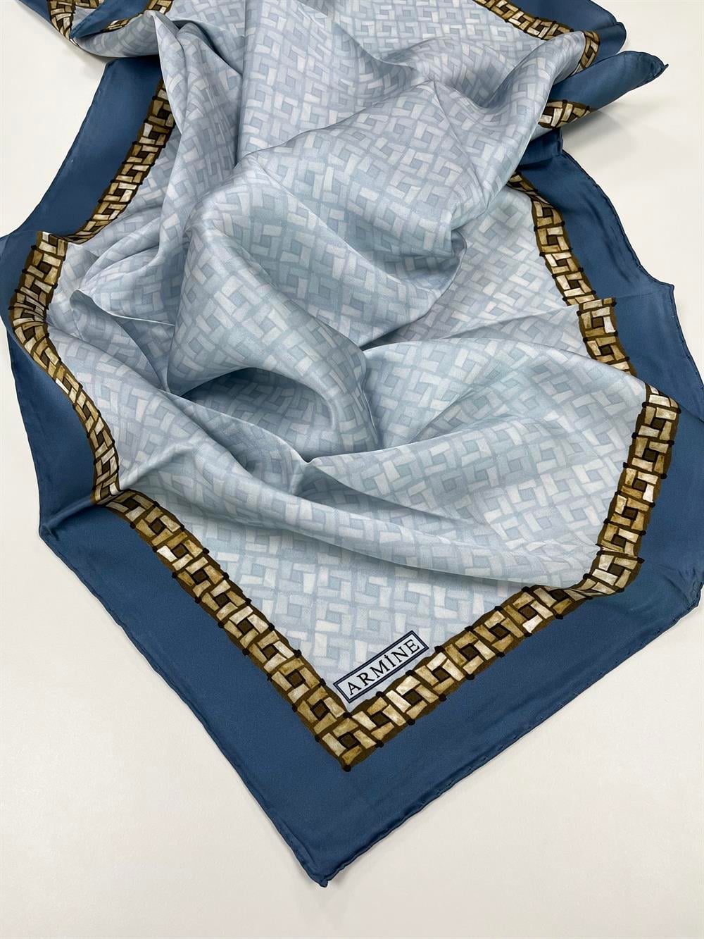 Armine Silk Scarf 2022 Spring-Summer - 8758D-36 - Satin