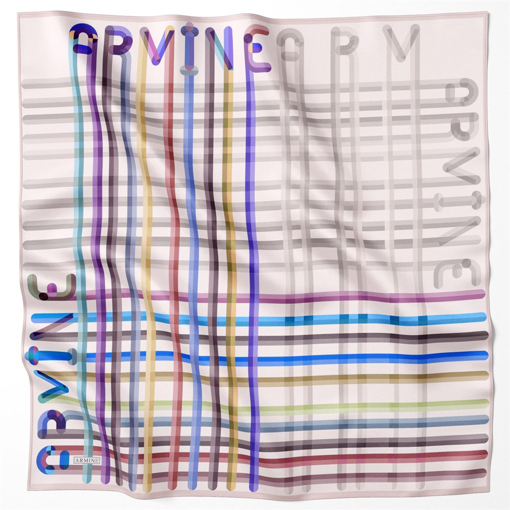 Armine Silk Scarf 2022 Spring-Summer - 8701D-32 - Satin