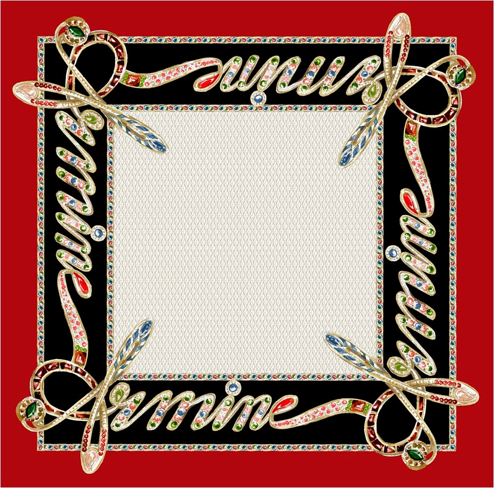 Armine İpek Eşarp 2022 İlkbahar-Yaz - 8762D-33 - Sura