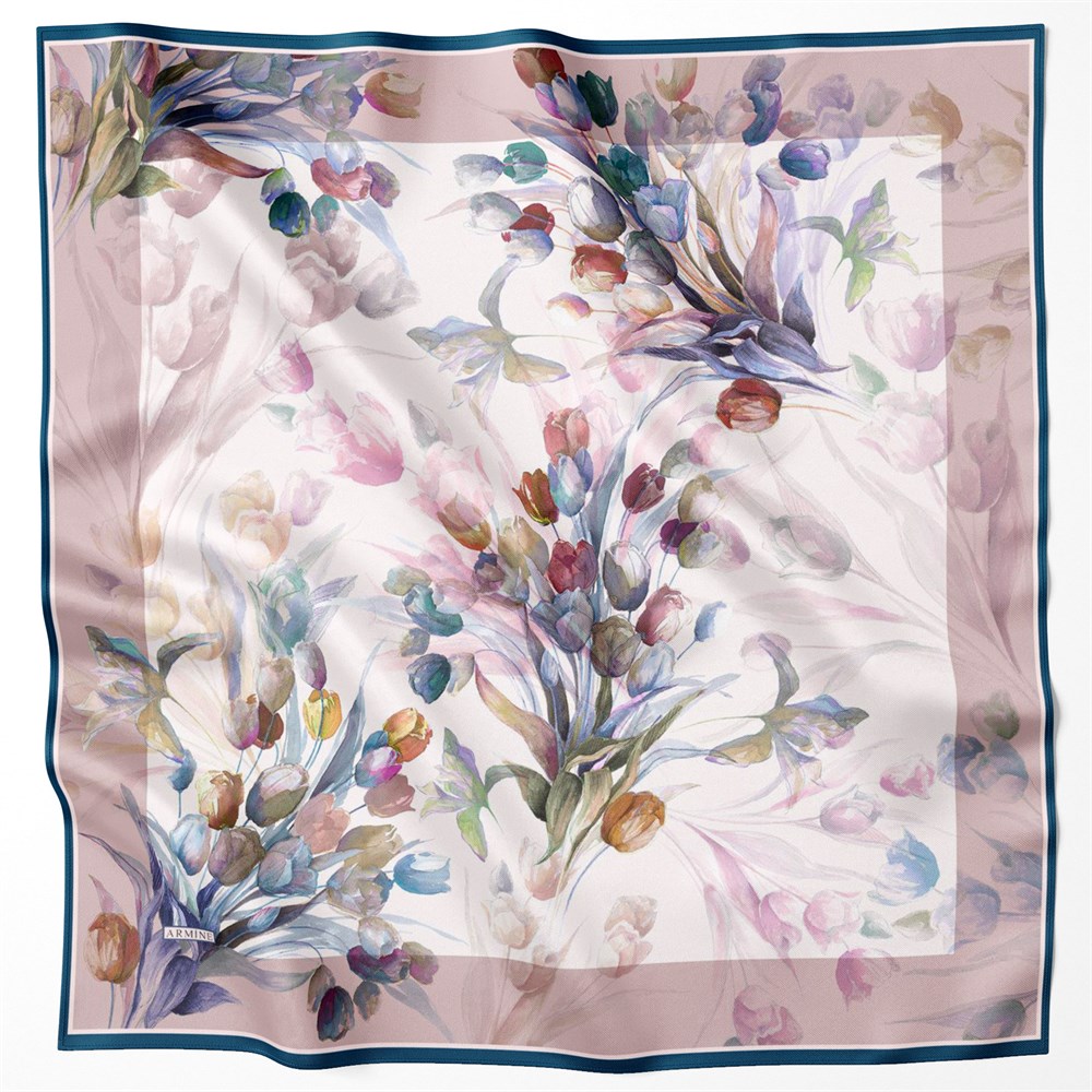 Armine Silk Scarf 2022 Spring-Summer - 8715D-34 - Satin