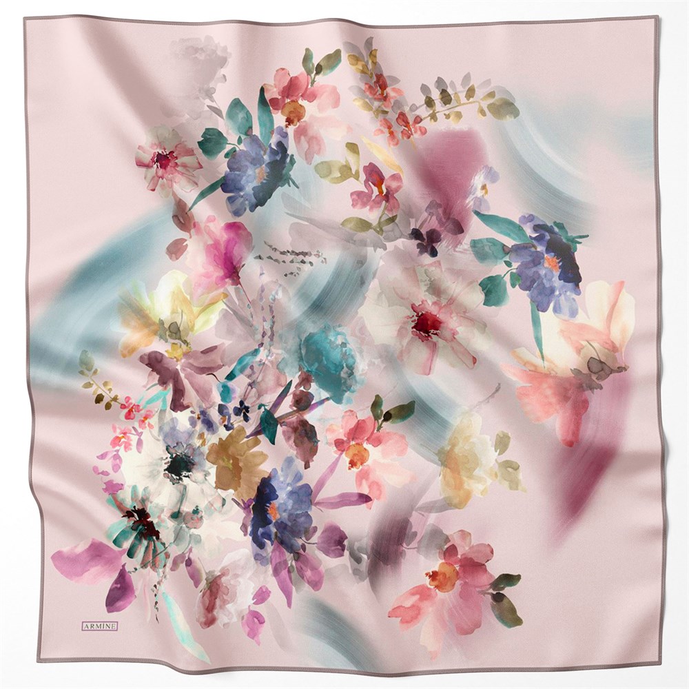 Armine Silk Scarf 2022 Spring-Summer - 8717D-04 - Twill