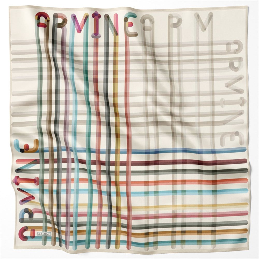 Armine Silk Scarf 2022 Spring-Summer - 8701D-39 - Satin