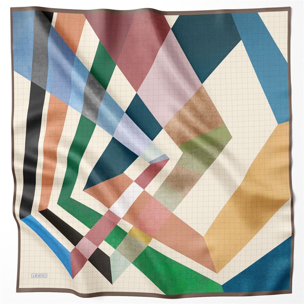 Armine Silk Scarf 2022 Spring-Summer - 8705D-58 - Satin