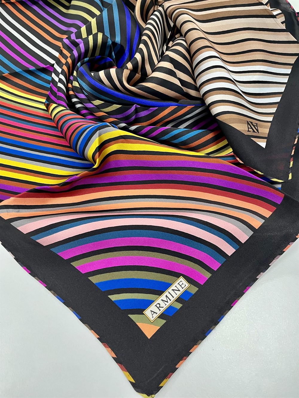 Armine Silk Scarf 2022 Spring-Summer - 8731D-36 - Satin