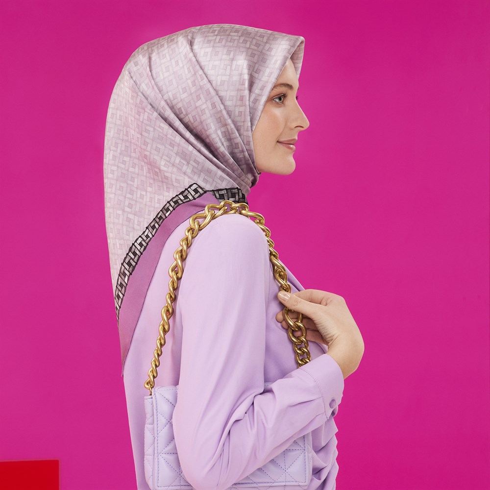 Armine İpek Eşarp 2022 İlkbahar-Yaz - 8758D-38 - Tivil