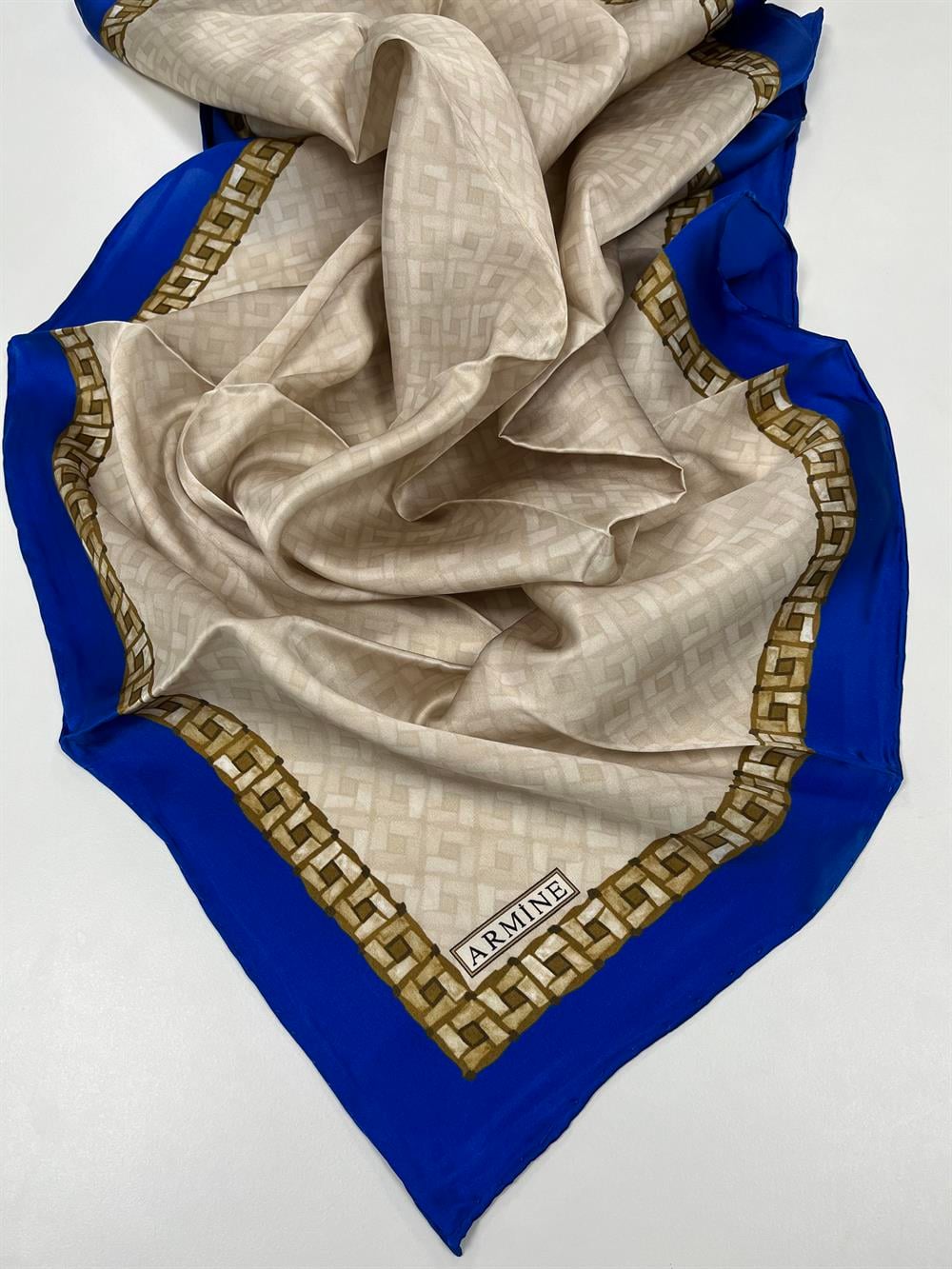 Armine Silk Scarf 2022 Spring-Summer - 8758D-31 - Satin