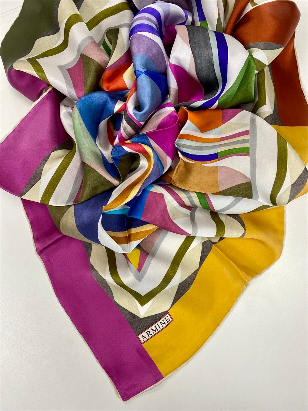 Armine Silk Scarf 2022 Spring-Summer - 8752D-53 - Twill