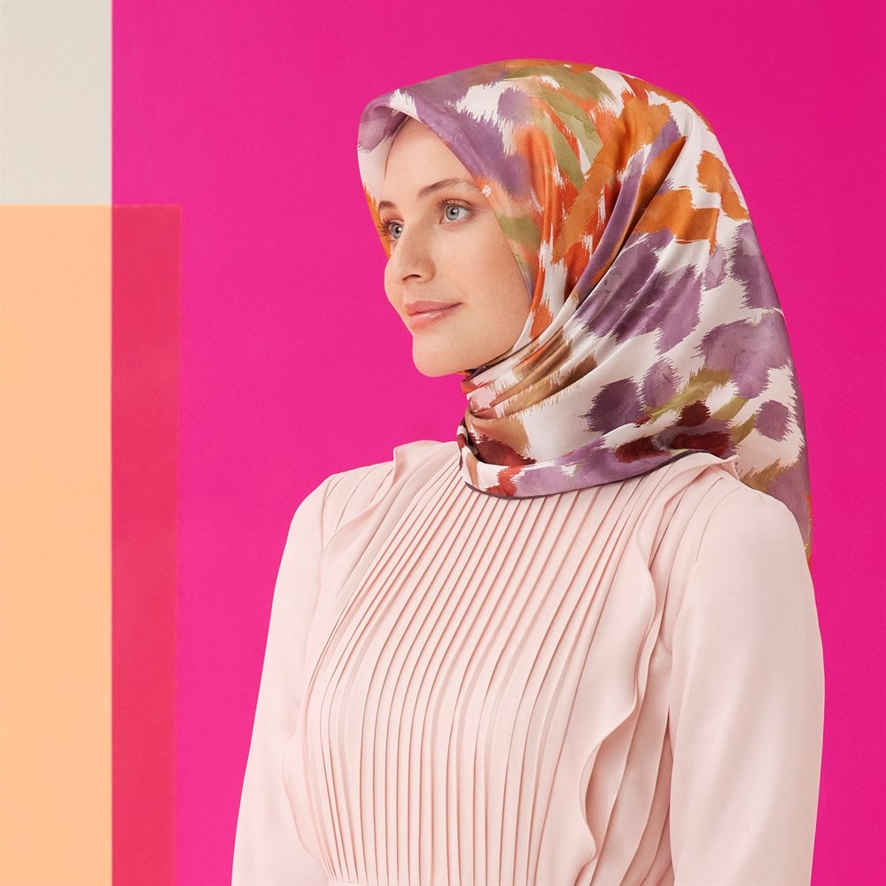 Armine İpek Eşarp 2022 İlkbahar-Yaz - 8759D-03 - Tivil
