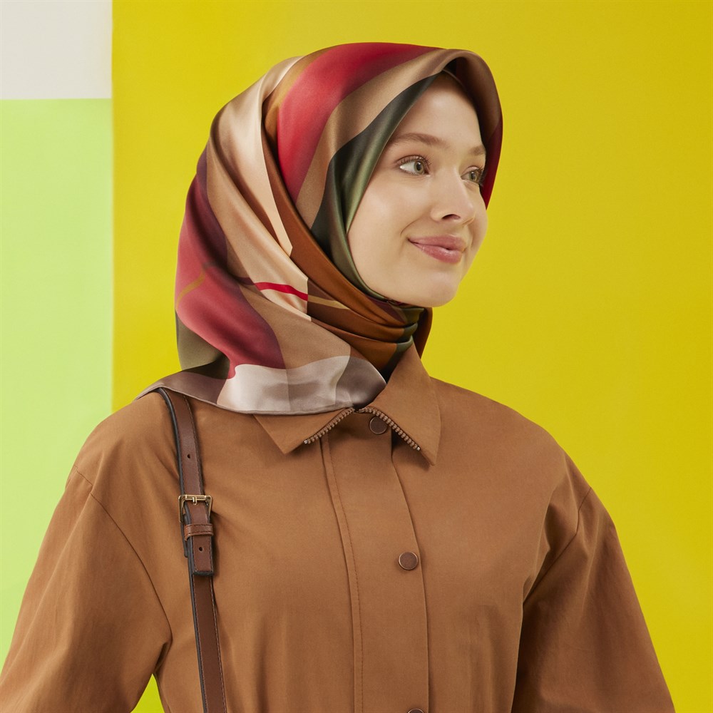 Armine İpek Eşarp 2022 İlkbahar-Yaz - 8700D-09 - Sura