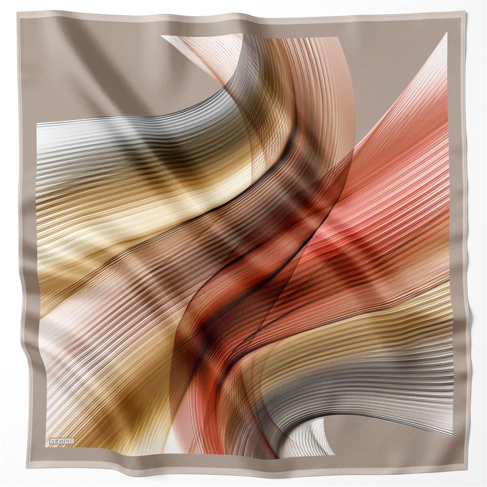 Armine Silk Scarf 2022 Spring-Summer - 8702D-08 - Satin