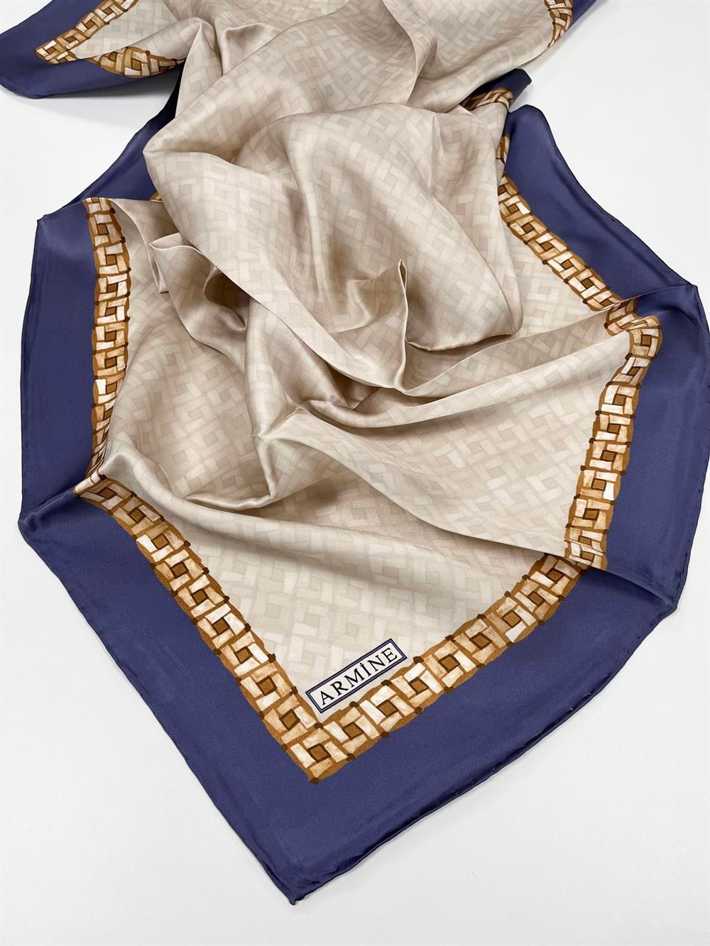 Armine Silk Scarf 2022 Spring-Summer - 8758D-07 - Twill