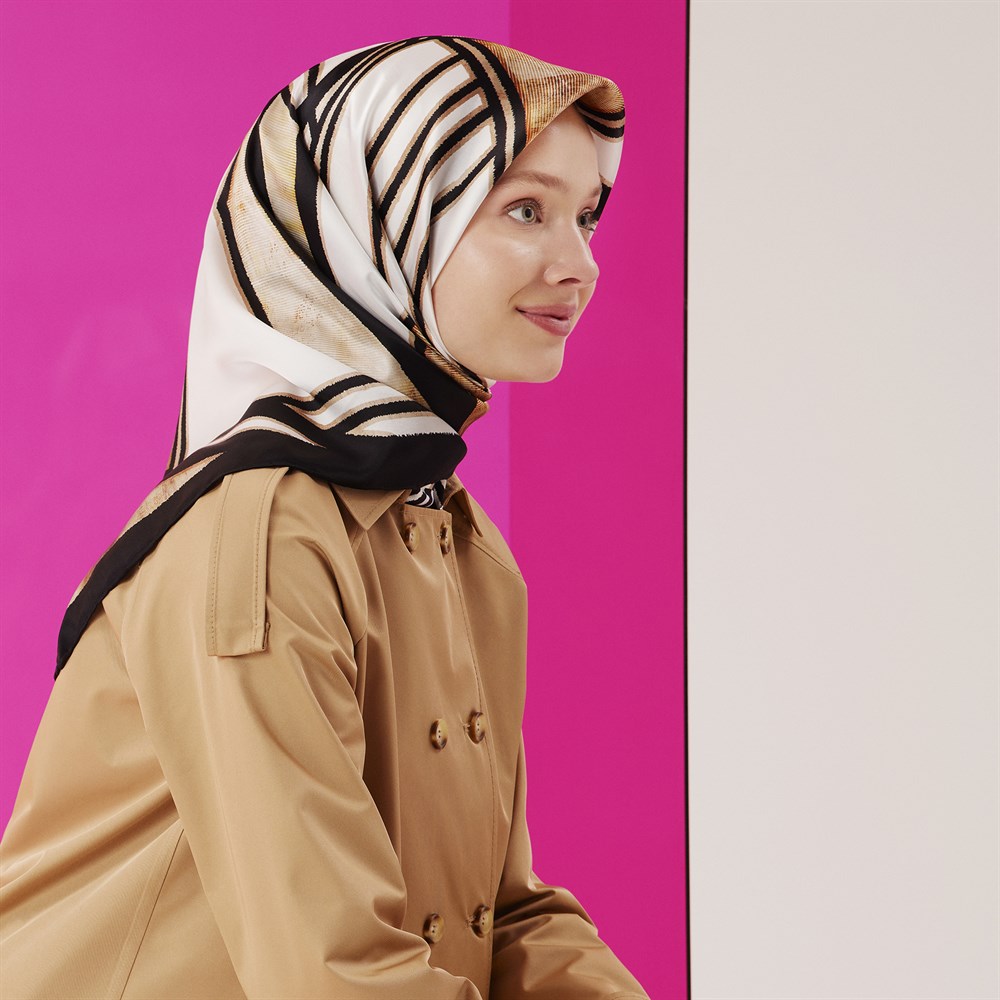 Armine İpek Eşarp 2022 İlkbahar-Yaz - 8749D-09 - Sura