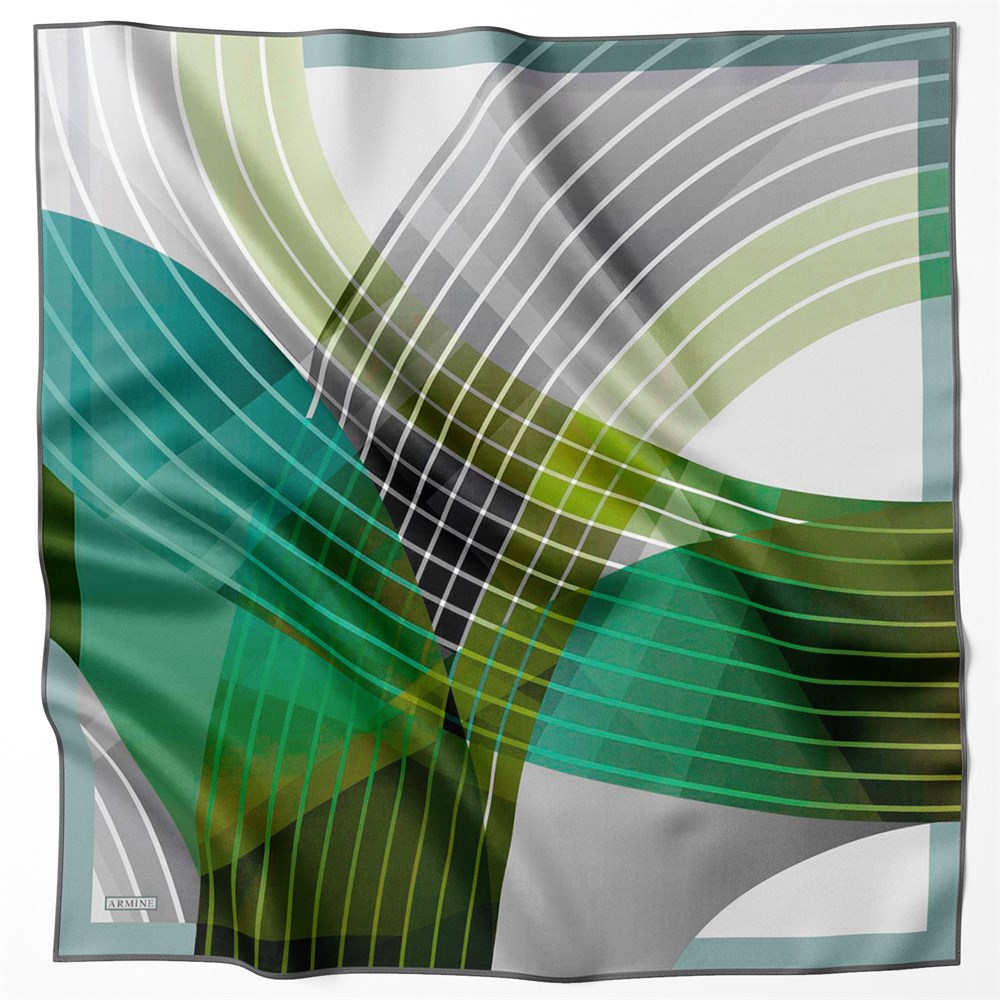 Armine Silk Scarf 2022 Spring-Summer - 8711D-06 - Satin
