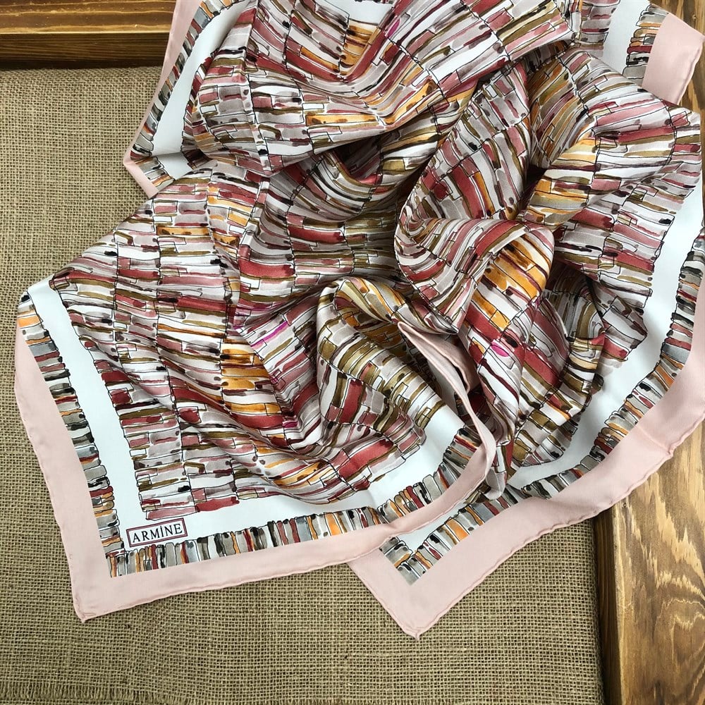 Armine Silk Scarf 2022 Spring-Summer - 8745D-06 - Twill