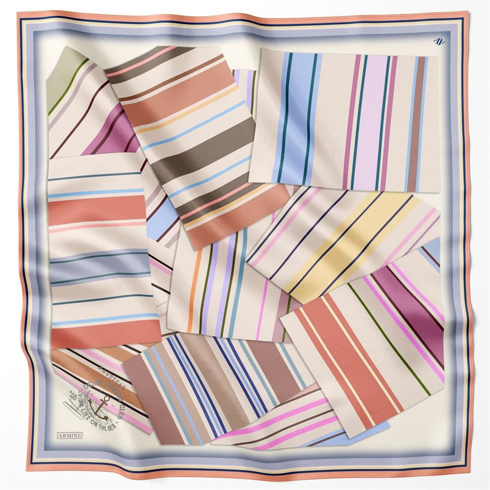 Armine Silk Scarf 2022 Spring-Summer - 8704D-33 - Twill