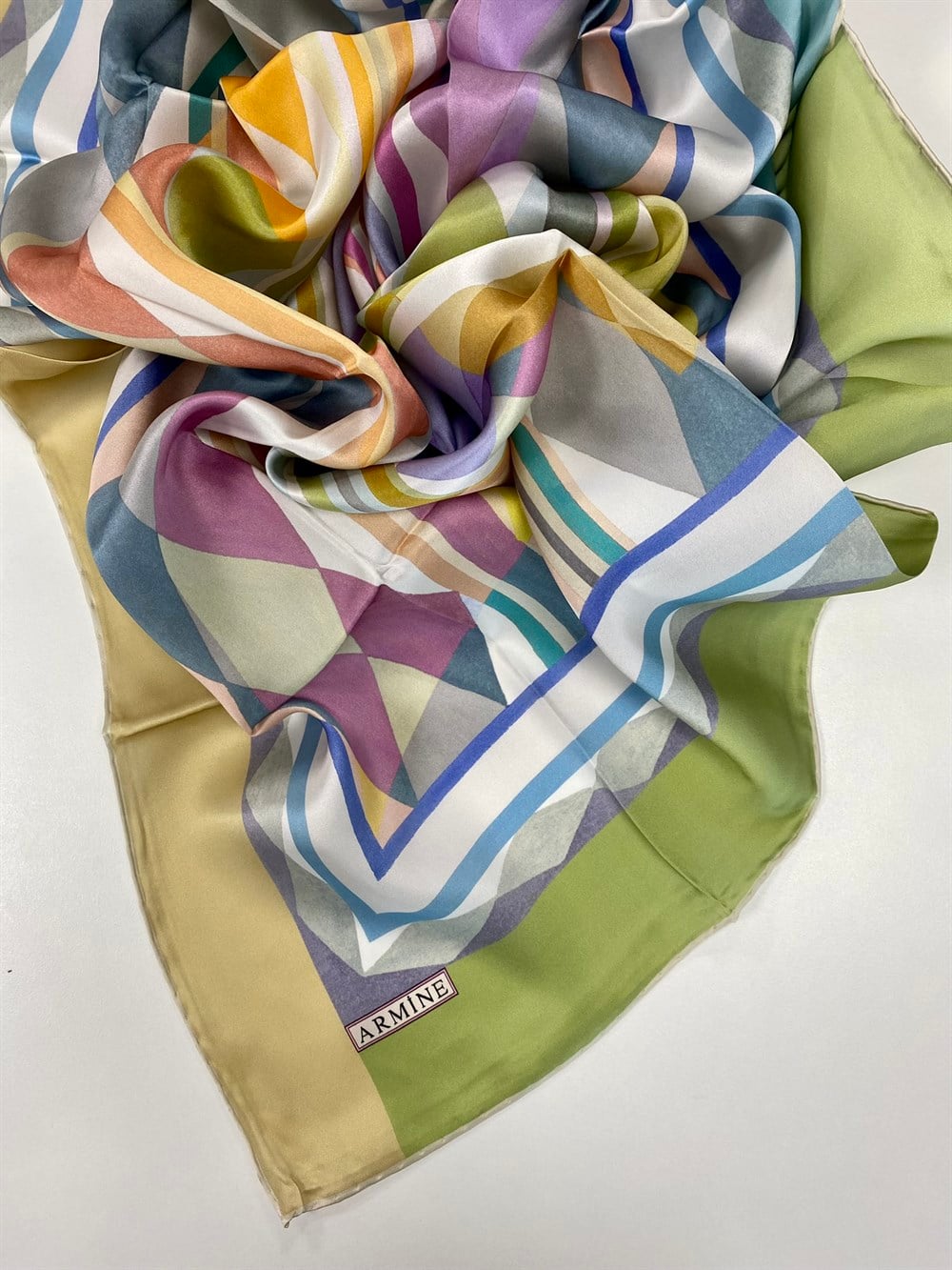 Armine Silk Scarf 2022 Spring-Summer - 8752D-19 - Satin