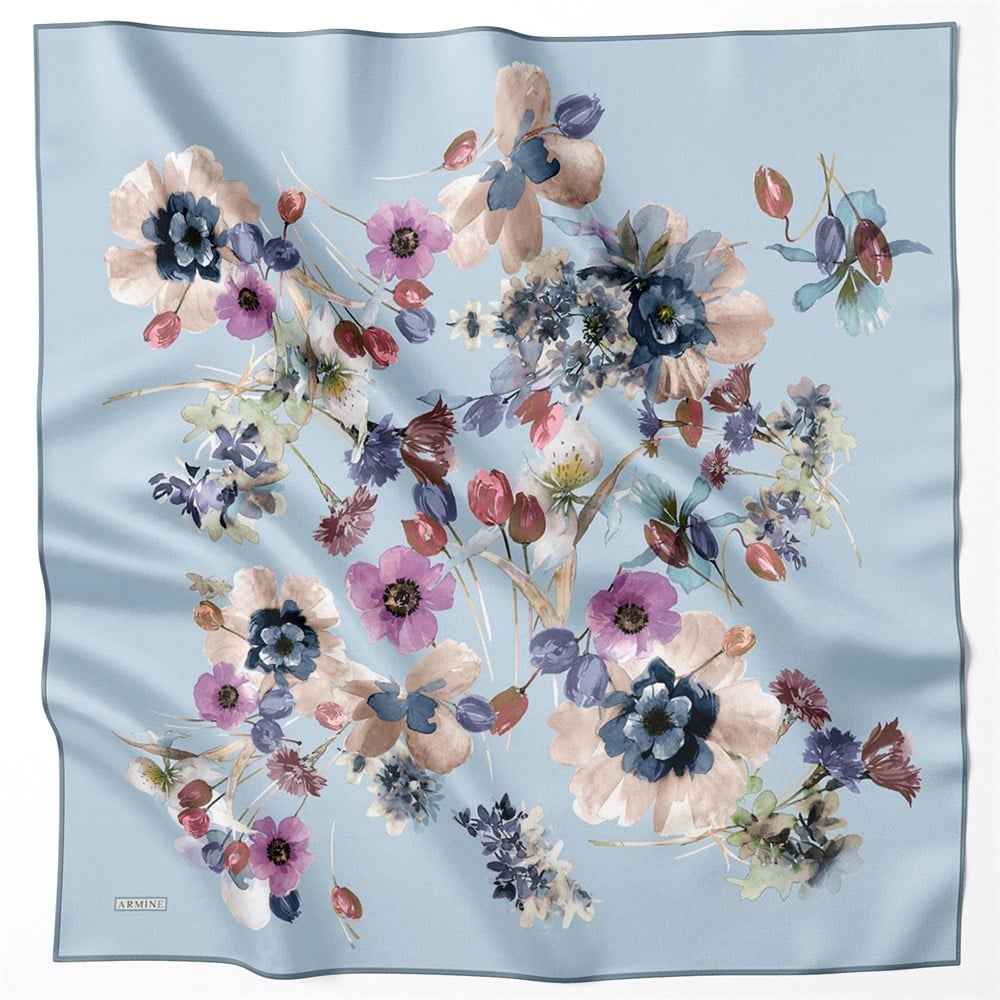 Armine Silk Scarf 2022 Spring-Summer - 8723D-40 - Twill