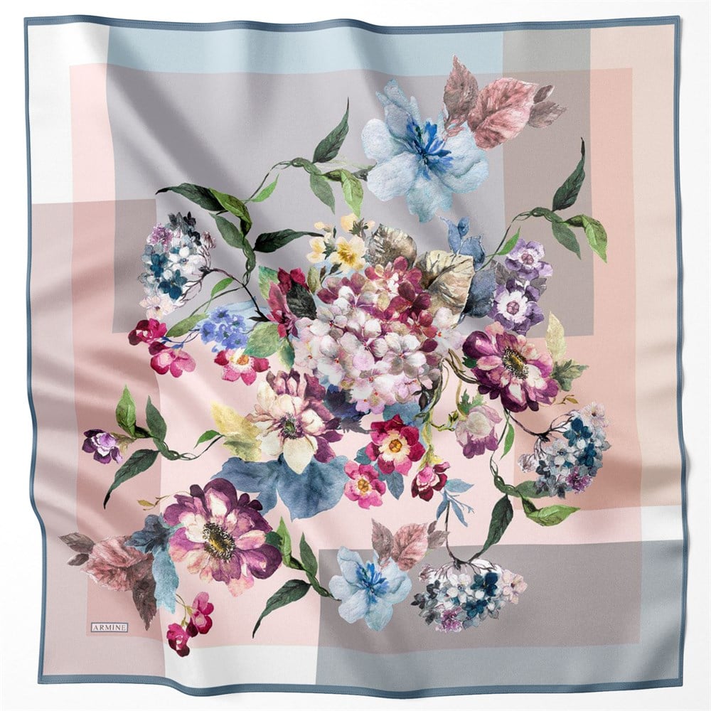 Armine Silk Scarf 2022 Spring-Summer - 8707D-31 - Twill
