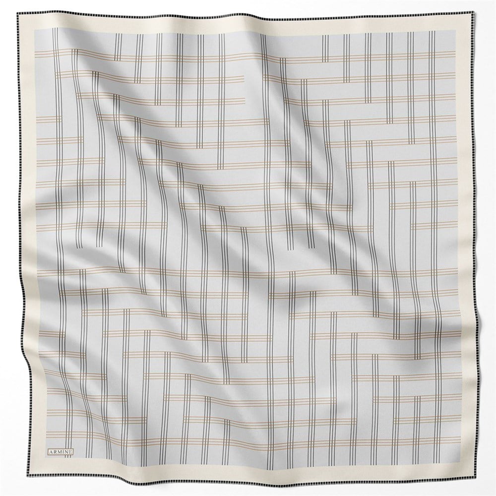 Armine Silk Scarf 2022 Spring-Summer - 8726D-31 - Satin