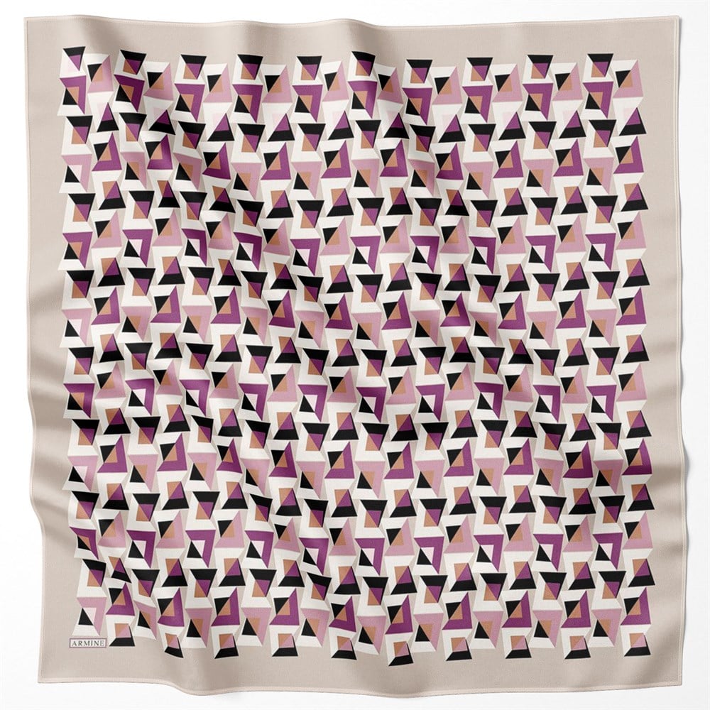 Armine Silk Scarf 2022 Spring-Summer - 8720D-33 - Twill